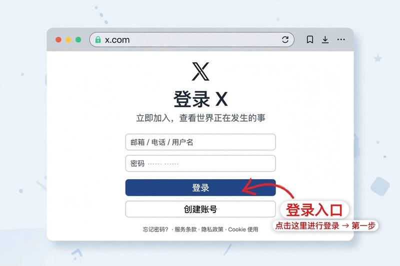 Twitter网页版登录入口x.com